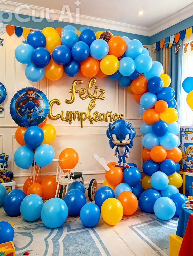 Set de globos de fiesta grande niño c/u