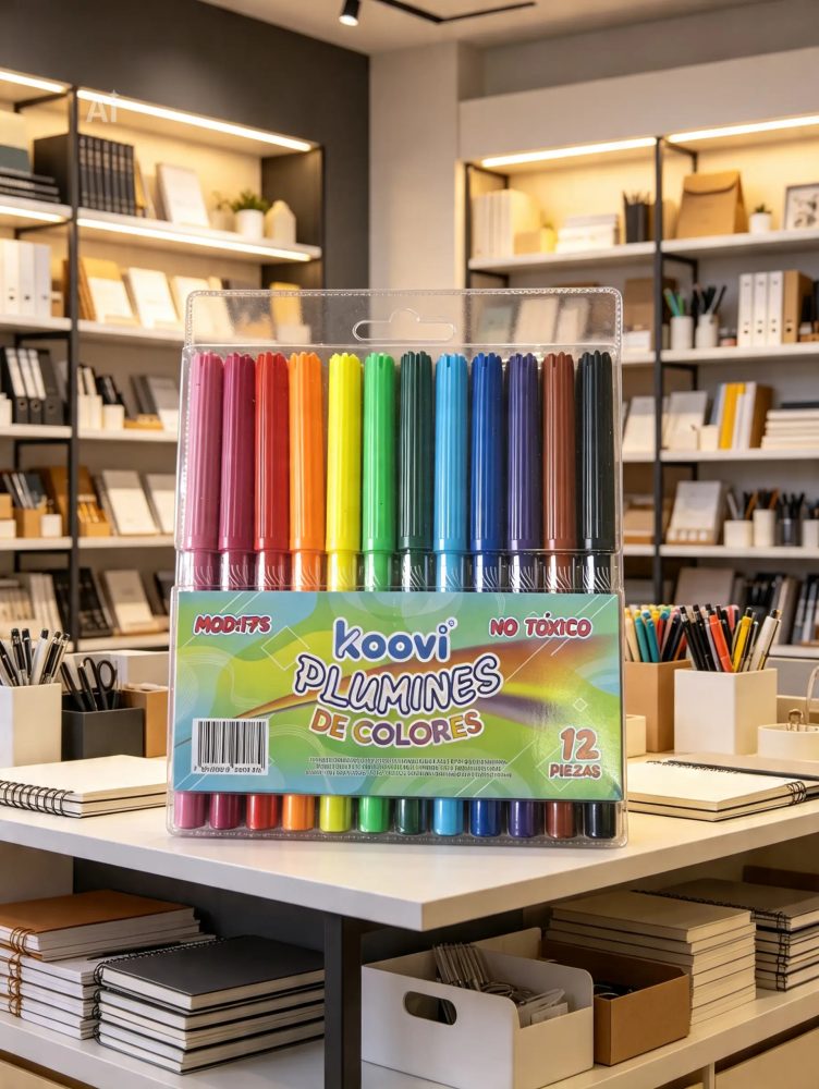 Plumines de colores c/u