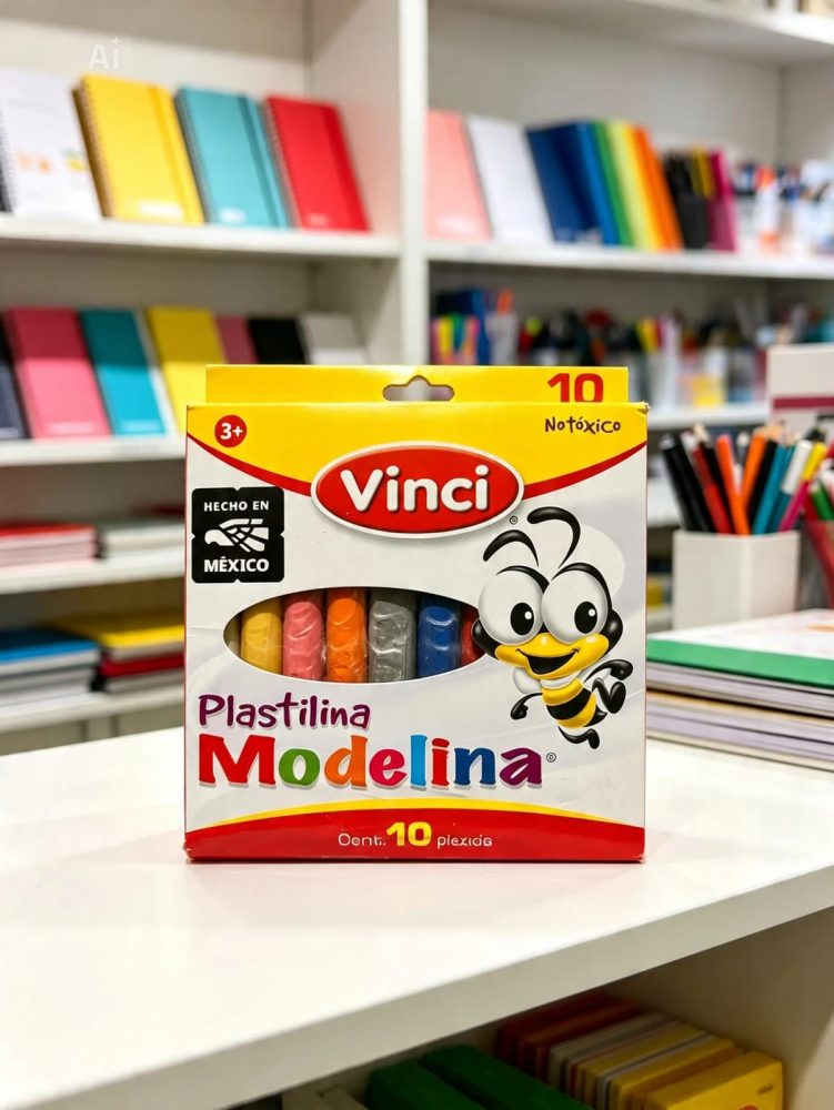 Plastilina colores 10 pz c/u